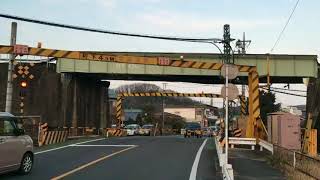 東武東上線の踏切　小川町ー武蔵嵐山　間　（小川町駅から徒歩5分）