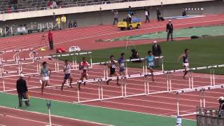 48th.織田記念 男子110mH B決勝 能登谷雄太13.82 古谷拓夢 13.98( 2.1)