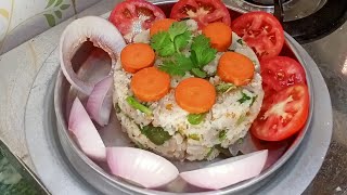 tasty healthy simple BREAKFAST/coconut rava upma recipe....