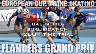 Bas Meijer Qualification 200m Dual Time Trial EC Flanders Grand Prix 2021