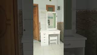 Meja Rias Putih cuma 2,5 juta aja #furniture #wood