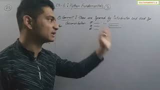 Python Fundamentals | Class 11 Computer Science with Python (Video 3)