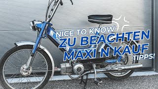 Was du beim Mofa Kauf beachten solltest! Puch Maxi N Spontankauf