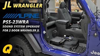 Alpine PSS-23WRA 2 Door Wrangler JL Sound System Upgrade Review