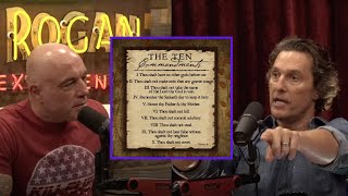 Joe Rogan Argues Matthew McConaughey On The Ten Commandments In Schools | #JRE #2379