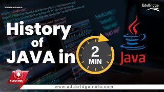 History of JAVA in 2 Minutes | JAVA History | Evolution of JAVA Programming Language