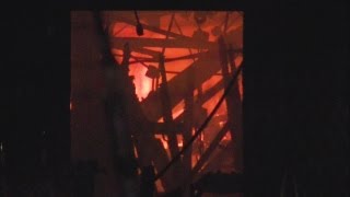 5am: Crews battle warehouse fire