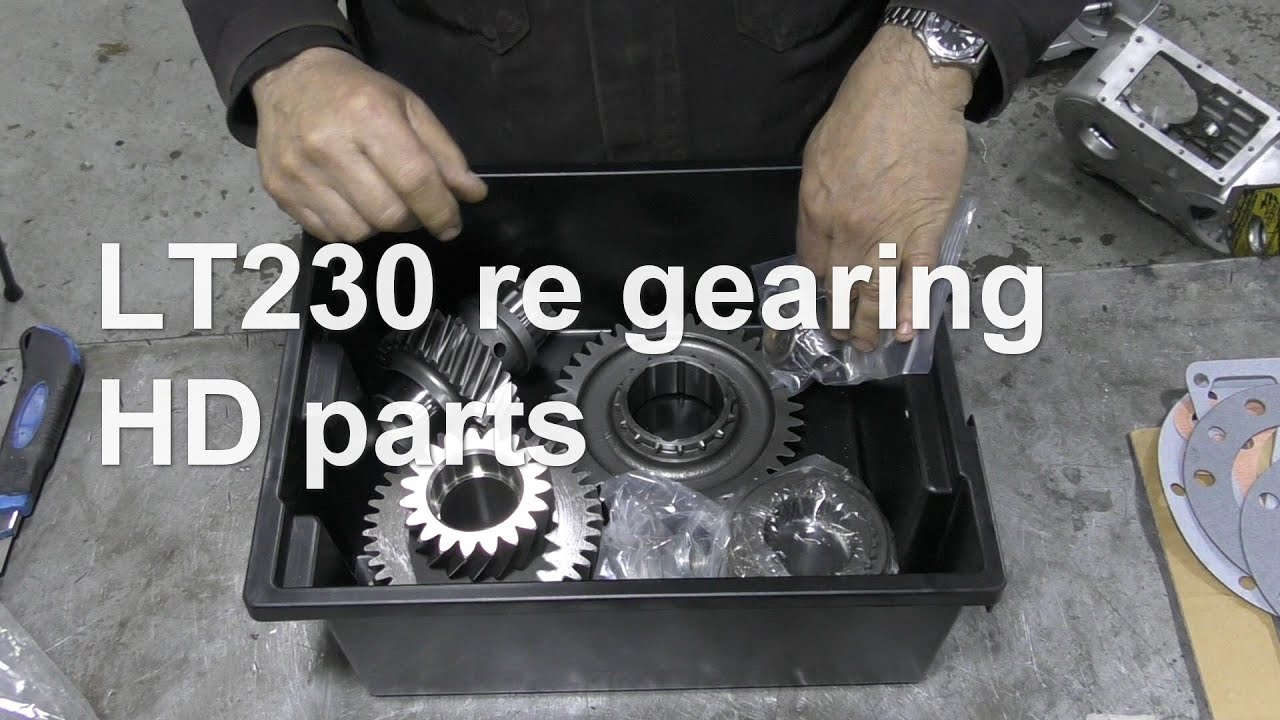 Lt230 Re Gearing Hd Parts Youtube
