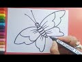 Easy and simple Butterfly drawing