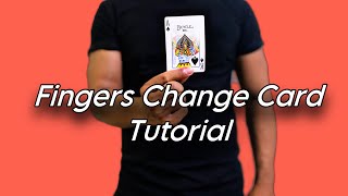 Fingers Change Card Magic Tutorial