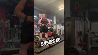 585LBS DEADLIFT RDL POWERLIFTING TRAINING Strongman Bodybuilding Exercise Gym Motivation