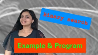 Binary search-Example and program-Malayalam