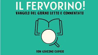 IL FERVORINO! Lc 11,46.-54 [Testimoni non perfettini]