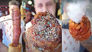 THIS MAN IS CRAZY Turkish Street Food KOKOREC Tours in Istanbul Delicious | Ultra HD 4K