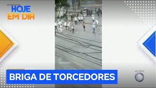 Confronto violento entre torcedores de Atlético Mineiro e Cruzeiro deixa seis feridos