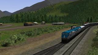 TS2021: TruRail Simulations P42DCs Lead Short Empire Builder out of Essex (P42DC Sound Mod Testing)