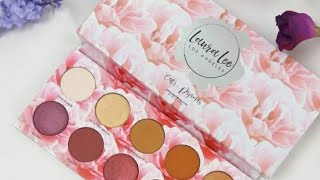First look and full swatches of  Laura Lee Palette Cat's Pajamas