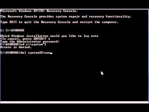 System Restore Using the Recovery Console in Windows XP System Restore Using the Recovery Console in Windows XP
