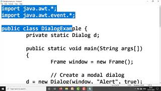 AJP AWT Dialog FileDialog