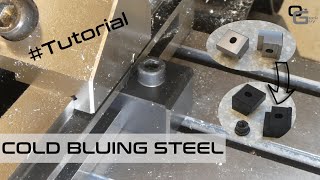 Cold Bluing Steel Parts - Vise Clamps - Steel C45 Bluing Tutorial - OneGeekGuy