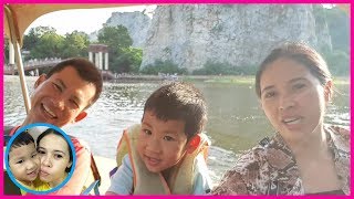 แม่บี น้องบีม | ปั่นเรือถีบให้อาหารปลาแบบใกล้ชิด เขางู