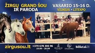 ŽIRGŲ GRAND ŠOU IR PARODA | Vasario 15-16 d. Litexpo, Vilniuje