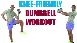 29.21 Minute  Full Body Dumbbbell Workout [Knee-Friendly]🔥Burn 250 Calories🔥