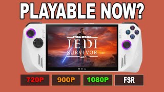 Is Jedi Survivor Playable on the ROG ALLY After the Latest Update?