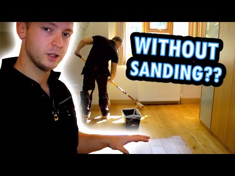 How to Refinish a Wood Floor Without Sanding (under 1 hour) How to Refinish a Wood Floor Without Sanding (under 1 hour)