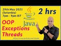 🔴Learn Java Live | Object Oriented Programming