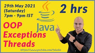 🔴Learn Java Live | Object Oriented Programming