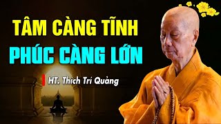 Tâm Càng Tĩnh Phúc Báu Càng Lớn | Thầy Thích Trí Quảng (QUÁ HAY)