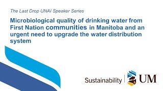 Microbiological quality of drinking water from First Nation communities in Manitoba