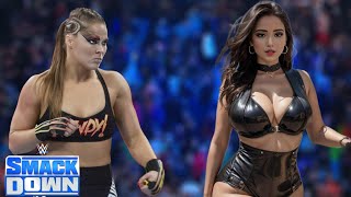 WWE Full Match - Rounda Rousey Vs. Anushka Meddy : SmackDown Live Full Match