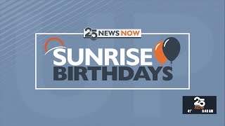 Sunrise Birthdays Thursday