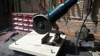 supporto smerigliatrice fai da te (homemade angle grinder stand)