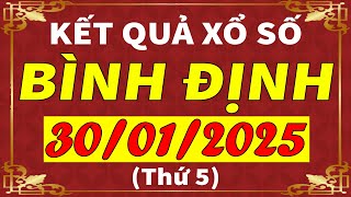 Xổ số Bình Định ngày 30 tháng 1 | XSBDI - KQXSBDI - SXBDI | Xổ số kiến thiết Bình Định hôm nay