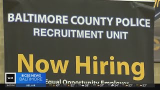 Baltimore County Police Department holds 12-hour recruitment marathon to fill ranks