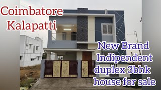 New Indipendent - 3bhk duplex house for sale | Coimbatore - kalapatti | @kalapatti | svptechpark