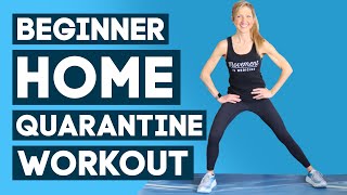 Beginner Strength At Home Workout (No Equipment) - Quarantine Workout