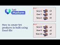 How To Create Set Products In Bulk On Fynd Platform?