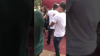 Dudu do Palmeiras em festa GLS, levou um baita susto quando viu q estava sendo filmado