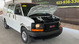 2009 GMC Savana 2500 Cargo Van For Virtual Online Auction May 14, 2022