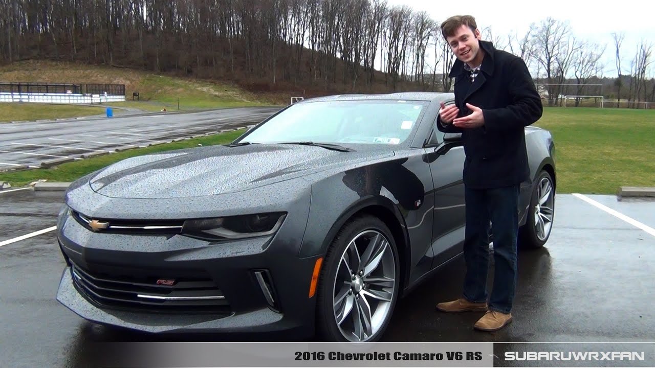 Review: 2016 Chevrolet Camaro V6 RS - YouTube