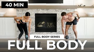 40 Min FULL BODY Workout with Dumbbells (Strength Training) | FULL BODY Series 01