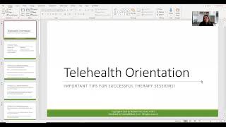 Telehealth Orientation: Important Tips for Successful Therapy Sessions!