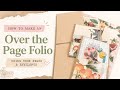 Another Junk Journal Idea Using Envelopes & Book Pages | Over The Page Folio | Great For Beginners 