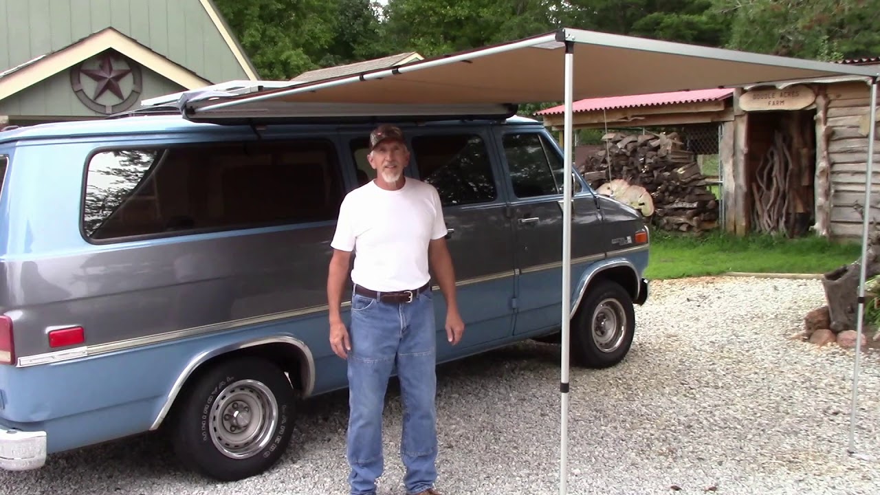 Awesome ARB Awning For The Camping Van ~DIY - YouTube