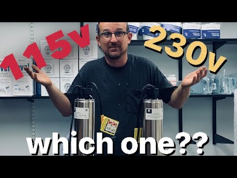 Are well pumps 240 or 120?