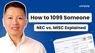 How to 1099 Someone: NEC vs. MISC Explained